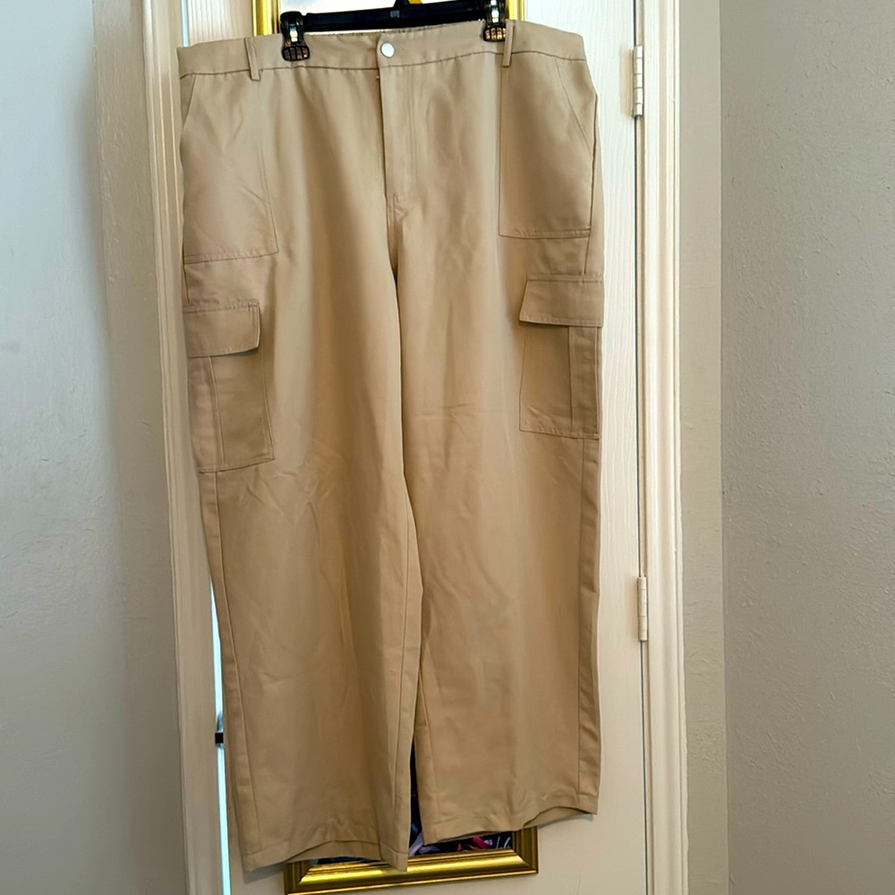 Beige cargo pants